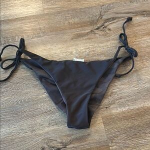 Women's Reversible Black Bikini Bottom